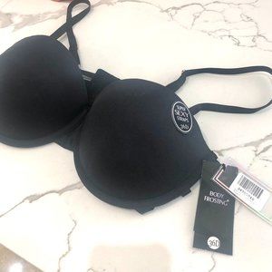 NWT Victoria's Secret Black Cage-Back Push-up Plunge Bra